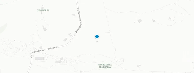 Map showing location of Villa Athena