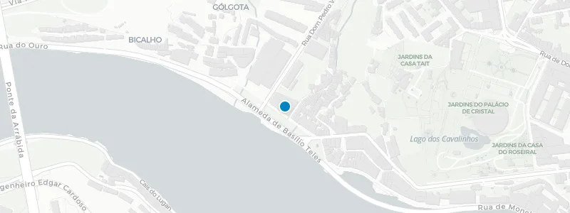 Map showing location of Douro Sky Lounge