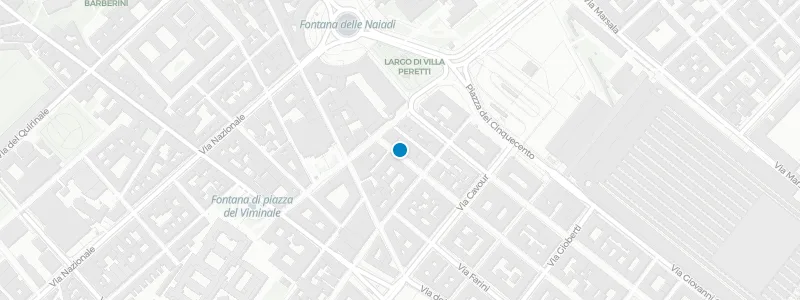 Map showing location of Hotel Diana Roof Garden-Uliveto