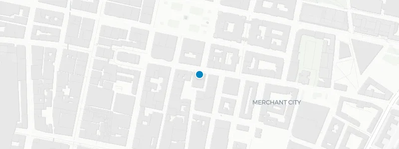 Map showing location of The Corinthian Club