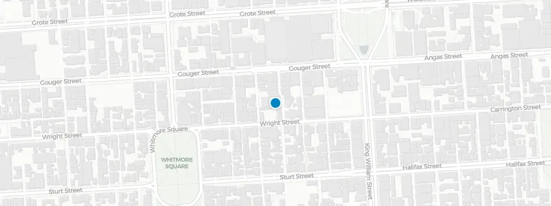 Map showing location of Merrymaker Rooftop Bar