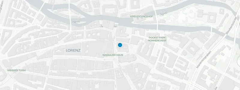 Map showing location of SKYBAR - Rooftop Nürnberg
