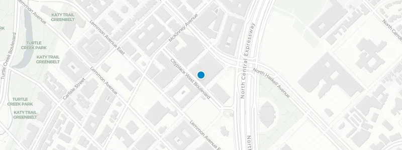 Map showing location of Upside West Village