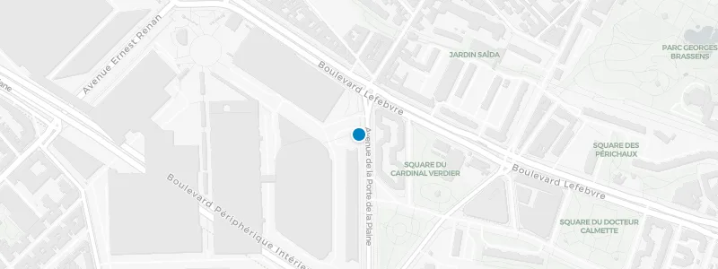 Map showing location of Le Perchoir Porte de Versailles