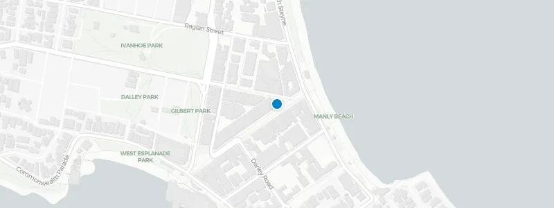 Map showing location of New Brighton Hotel