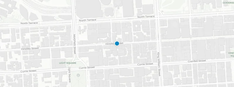Map showing location of Rocket Bar & Rooftop