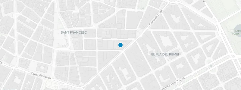 Map showing location of La Plaça Gastromercat