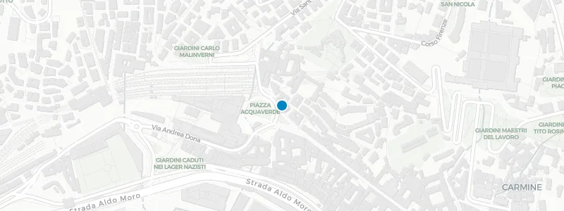 Map showing location of Grand Hotel Savoia Rooftop