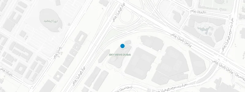 Map showing location of CÉ LA VI Dubai