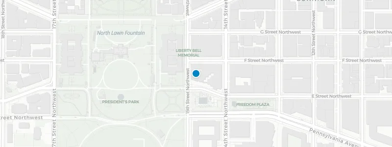Map showing location of VUE Rooftop