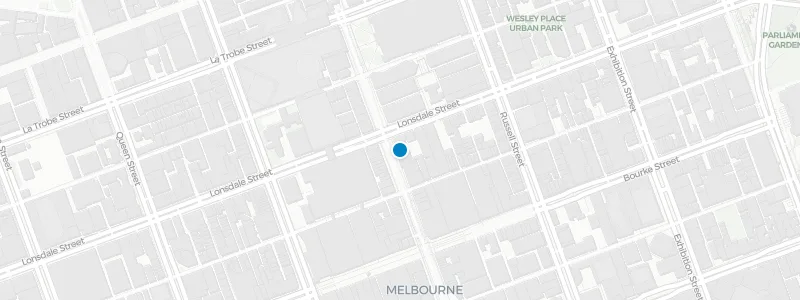 Map showing location of Goldilocks Rooftop Bar