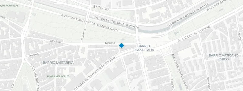 Map showing location of Terraza K