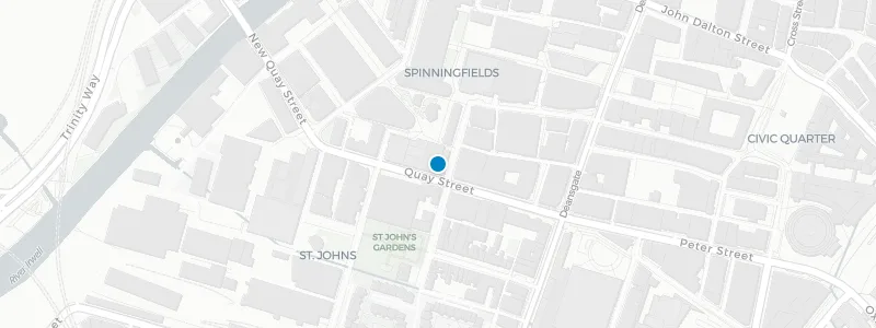 Map showing location of 20 Stories