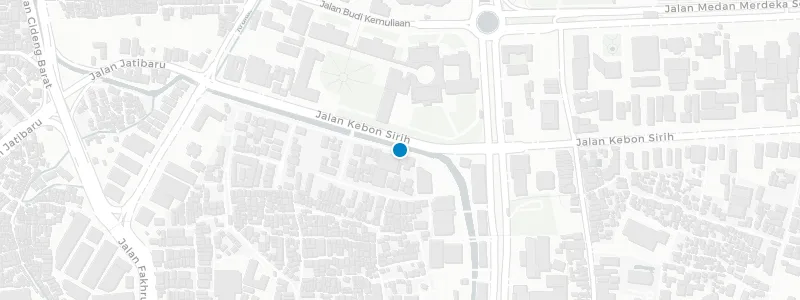 Map showing location of Langit Seduh Rooftop