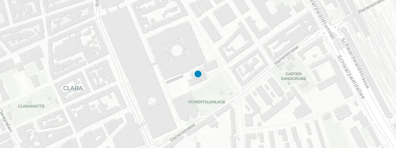 Map showing location of Bar Rouge