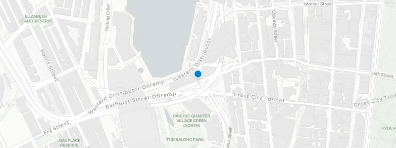 Map showing location of Café del Mar Sydney