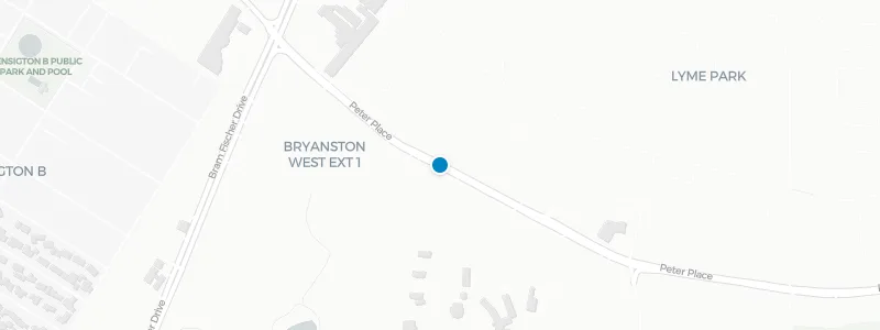 Map showing location of The Roof Bryanston