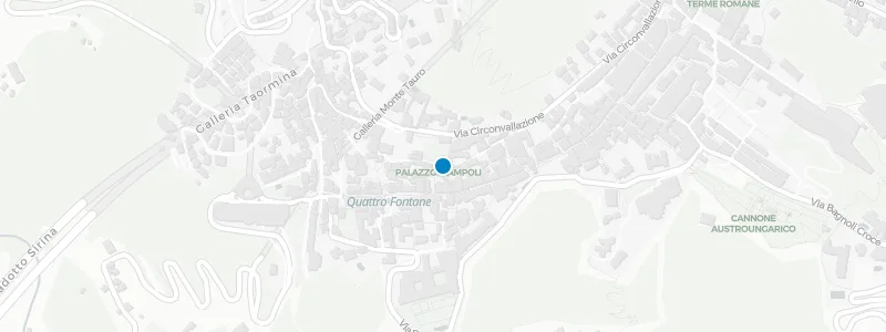 Map showing location of Rooftop Bar at Hotel Villa Taormina