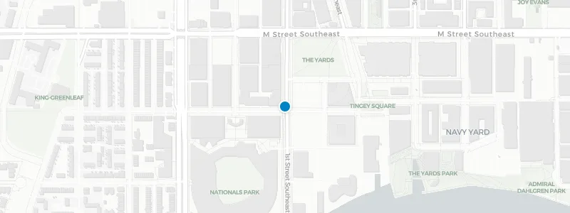 Map showing location of TAKODA Navy Yard