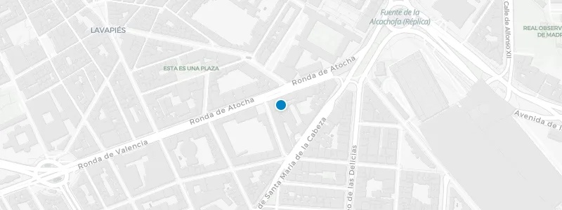 Map showing location of RT60 Rooftop Bar