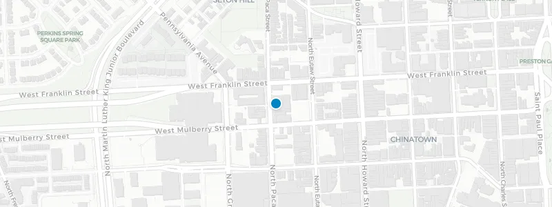 Map showing location of The Garden Rooftop