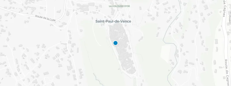 Map showing location of Hôtel Le Saint-Paul