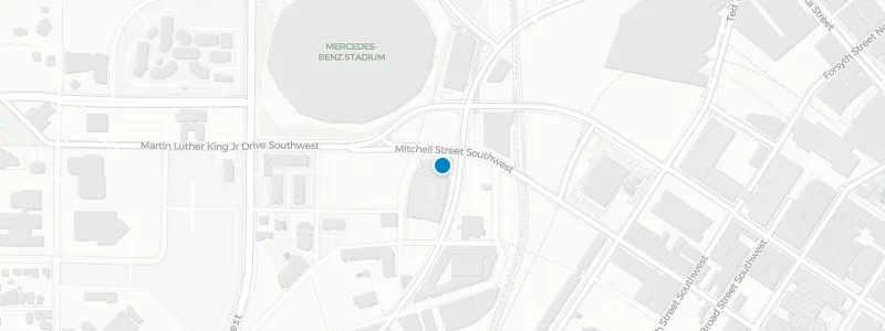 Map showing location of RT60 Rooftop Bar