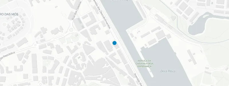 Map showing location of Lagos Avenida Hotel Rooftop