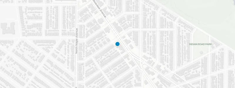 Map showing location of The Garage Bar & Sandwiches
