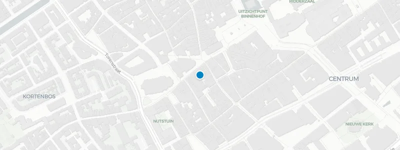 Map showing location of Grand Café Haagse Bluf