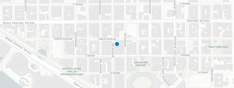 Map showing location of The Nolen Rooftop Bar