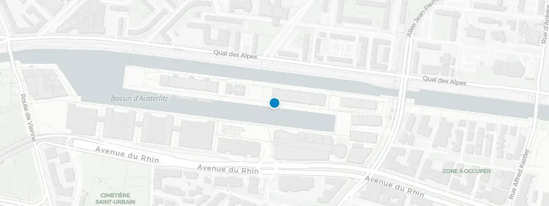 Map showing location of Blue Flamingo Rooftop