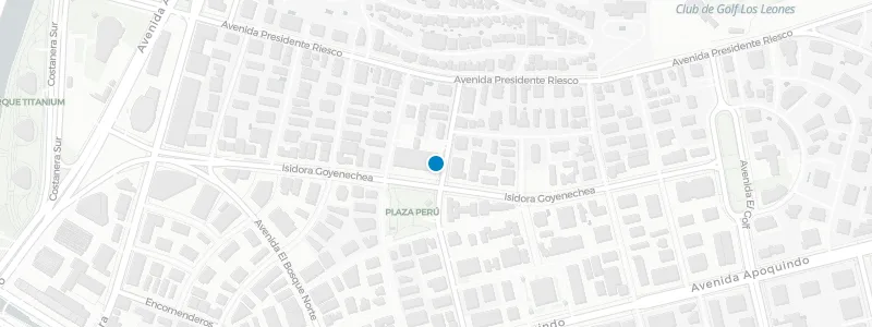 Map showing location of Red2One at W Santiago