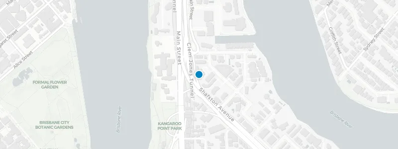 Map showing location of Eagles Nest Brisbane