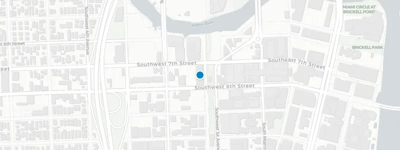 Map showing location of Rosa Sky Rooftop