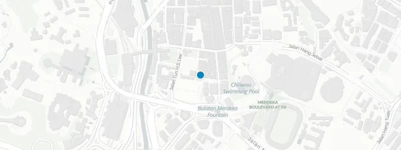 Map showing location of The Attic Bar