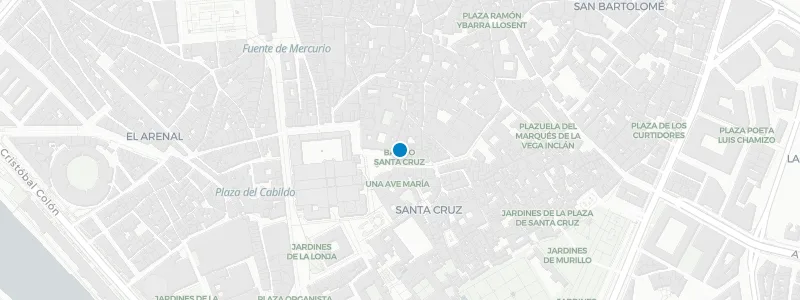 Map showing location of Terraza Doña María
