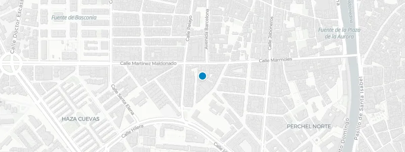 Map showing location of Áurea Rooftop at Sallés Hotel Málaga Centro