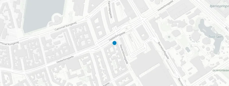 Map showing location of Rooftop Bar at NH Copenhagen Grand Joanne