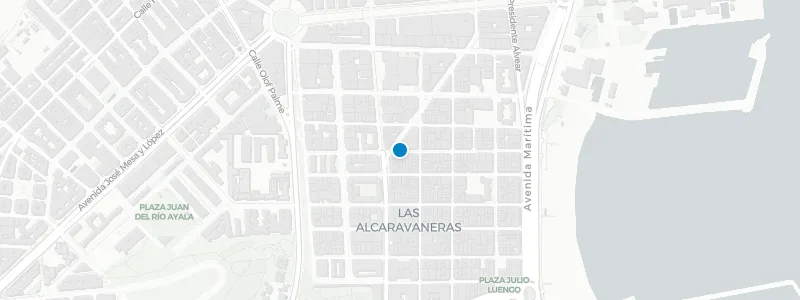 Map showing location of TAJ Rooftop & Lounge