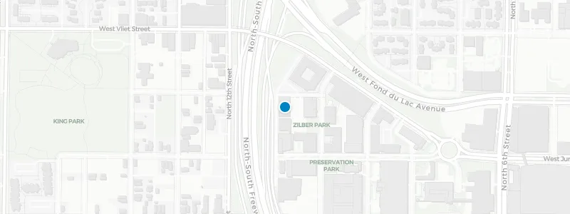 Map showing location of Skyline Bar + Lounge
