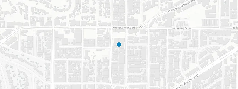 Map showing location of The London West Hollywood