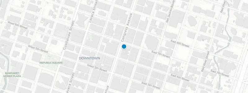 Map showing location of Upstairs at Caroline
