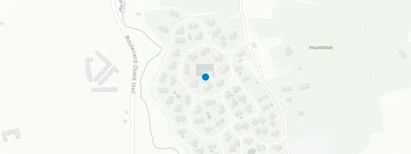 Map showing location of La Pergola