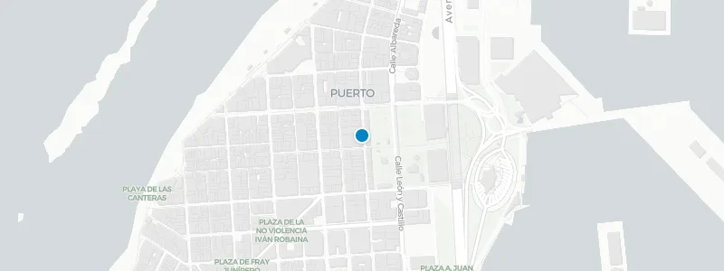 Map showing location of El Tendedero de Catalina