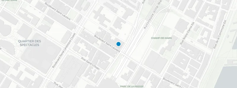 Map showing location of Terrasse Carla