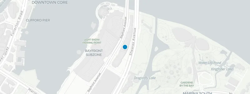 Map showing location of Spago Bar & Lounge