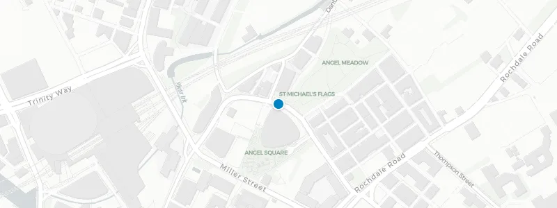 Map showing location of Chotto Matte Manchester