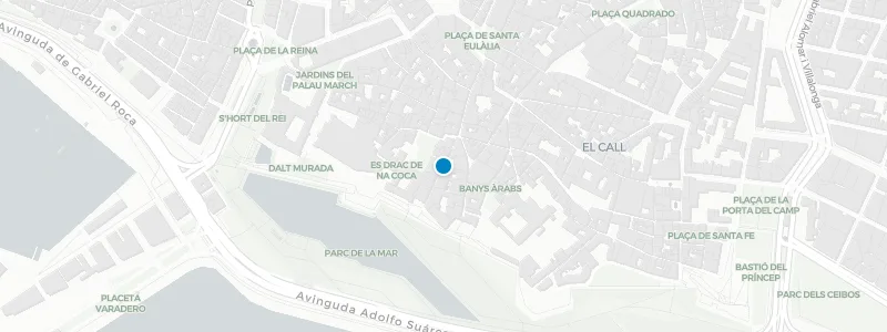 Map showing location of Palacio Ca Sa Galesa