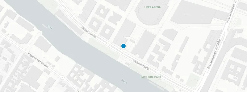 Map showing location of Gallery Rooftop Bar